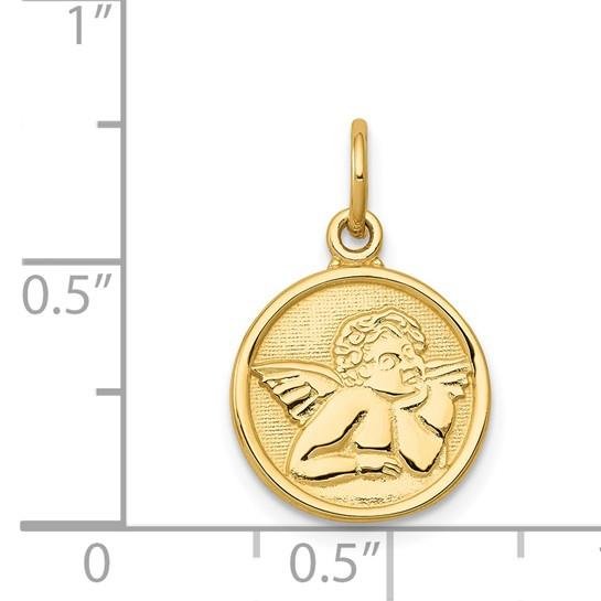 14k Polished Angel Charm - Warwick Jewelers