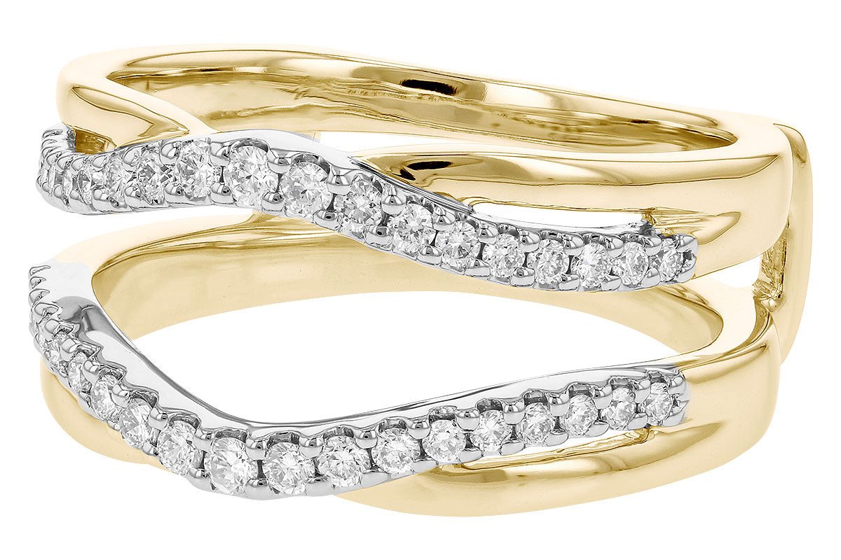 14k Yellow Gold Diamond Ring Wrap - Warwick Jewelers