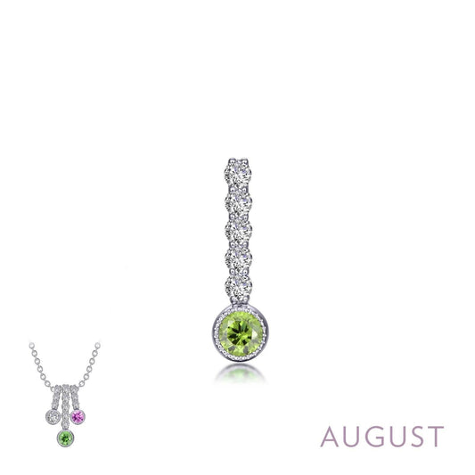 August Birthstone Love Pendant Large - Warwick Jewelers